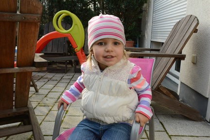 Greta in her Pink Chair1